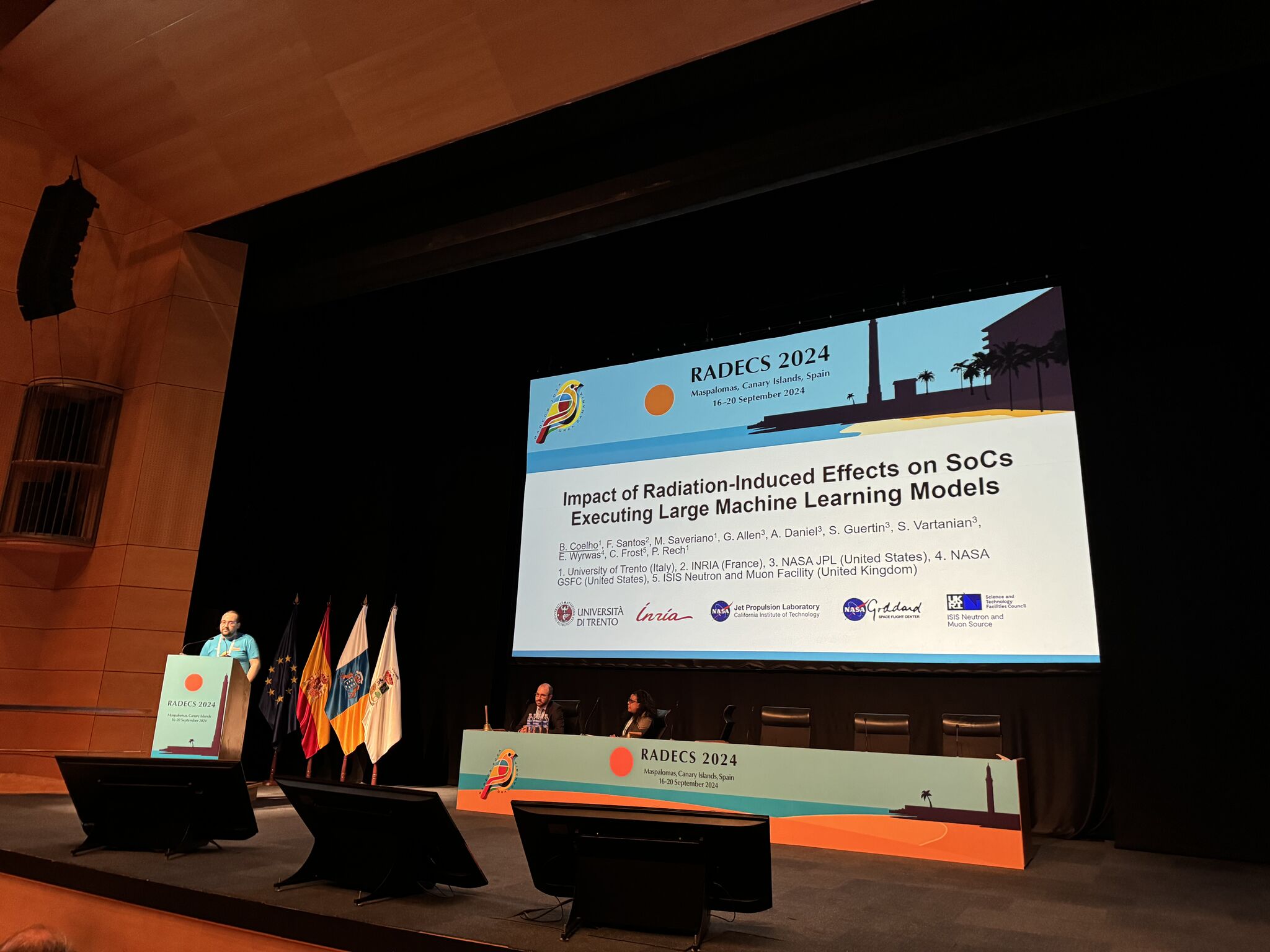 Paper presentation at RADECS 2024